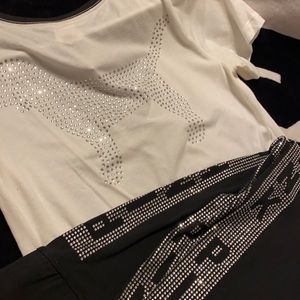 Victoria secrets pink two piece set